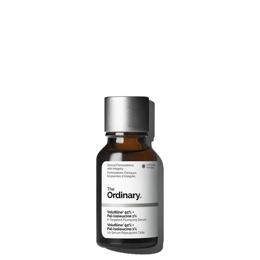 Volufiline 92% and Pal-Isoleucine 1% serum bottle for skin firming and volume